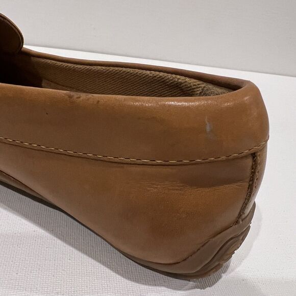 Clarks Collection Moccasins Size 7 Tan Dameo Swing Leather Driving Loafer - Picture 7 of 12